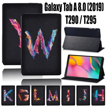 Samsung Galaxy Tab T290/T295 (2019 M.) 8.0 Colių Tablet Atveju Apversti Stovėti Oda Atveju Tablet Apsauginį Kiautą + Nemokamas Stylus