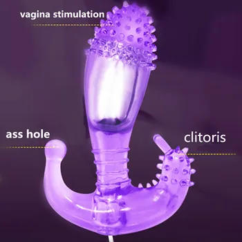 Galingas Makšties G spot Dildo Vibratorius Kištukas su klitorio ass hole stimuliacija solo žaisti masturbator suaugusiųjų sekso žaislai moterims