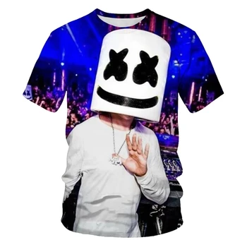 Gamyklos tiesioginio pardavimo 3D vyriški t-shirt DJ scene diskoteka spausdinimo atsitiktinis marškinėliai vyriški drabužiai Azijos dydis S-6XL T-shirt vyrai