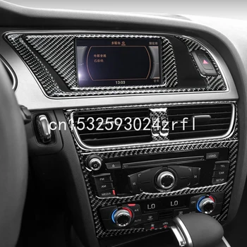 Audi A4L a5 q5 anglies pluošto interjero centre kontrolės oro angos dekoratyvinis rėmelis oro kondicionavimo sistema, automobilių priedai