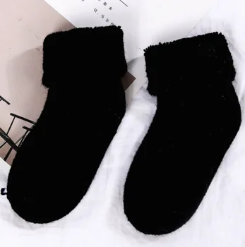 Vilnos Storas Aksomo, Žiemą Šilta Vaikiška Naujagimių 0-3years Vaikams Kojinės Kūdikių, Mergaičių, Berniukų Kojinės kūdikiui žiemos kojinių