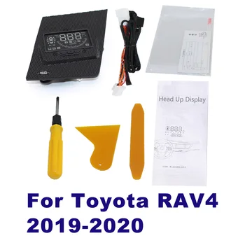 Automobilių Reikmenys HUD Head Up Display Toyota RAV4 2013-2019 2020 Auto Elektroninių Profesinės Saugaus Vairavimo Ekranas