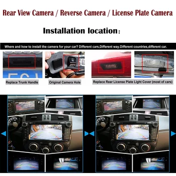 Automobilio Galinio vaizdo Kamera Chevrolet Cruze 2002~2018 M., o ne Originalus Gamyklos Kamieno Rankena Fotoaparatas / Atbulinės eigos kamera