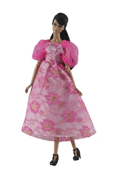 Rožinė Princesė Suknelė Apranga Kostiumas Komplektai Barbie, BJD FR SD Lėlės Drabužiai Vaidmuo Žaisti Reikmenys, Žaislai Mergina