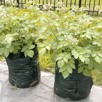 PE Bulvių Sodinimo Bako Krepšys Daržovių Augalų Auga Krepšys 