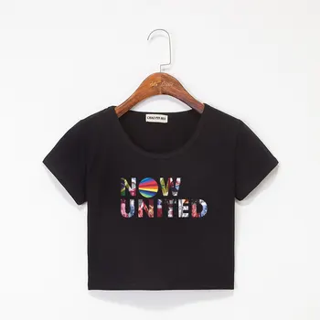 Dabar Jungtinė Geriau Albumas Pasėlių Viršuje Susiduria Bamba T-Shirt Negabaritinių O-kaklo Geriau Dabar Amerikos Dainų Topai Moterų Juokinga Marškinėlius