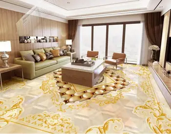Custom 3d grindys Europos karališkųjų stiliaus 3d sienų freskomis, grindys, tapetai, miegamojo kambarį sienos, foto tapetai, grindys