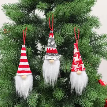 Kalėdų Senelis Kalėdų Senį Beveidis Lėlės Kalėdų Eglutės Kabinti Ornamentu Lėlės Apdailos Papuošalai Šalies Prekių