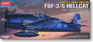 AKADEMIJOS 12481/2121 Grumman F6F-3/5 Ragana pagal naikintuvas