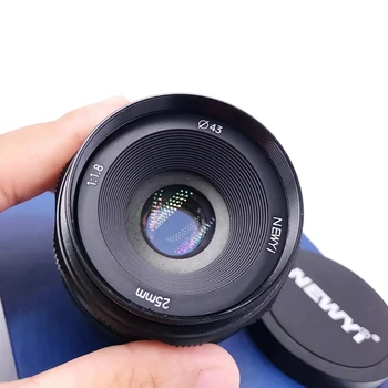 NEWYI 25mm F/1.8 Rankinis Fokusavimas MF Prime Lens for Nikon Z Pritvirtinkite Fotoaparatą
