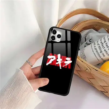 Japonų Anime, AKIRA Telefono dėklas Grūdintas stiklas iphone 11 12 PRO MAX X XS XR 5C 6 6S 7 8 plius