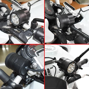 Universial Modifikuotų Motociklo priekinis Žibintas LED Prožektorius Stiprios Šviesos Vandeniui Už Kawasaki VERSYS 650 1000 300X ZG1000 ZRX1100