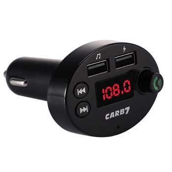 2 Colių Automobilinis MP3 Grotuvas Bluetooth laisvų Rankų Skambinimas ABS Automobilių Žaidėjas Cigarečių Degiklio Dual USB Adapteris MP3 Garso LED Ekranas, B7