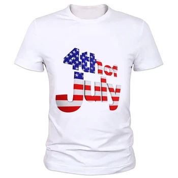 2020 Mados Marškinėliai JAV, Amerikos Vėliava Spausdinimo Vyrų/Moterų Marškinėliai Vasaros Berniukas T-shirt nepriklausomybės Diena Drabužiai