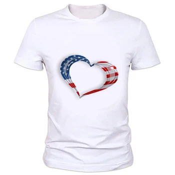 2020 Mados Marškinėliai JAV, Amerikos Vėliava Spausdinimo Vyrų/Moterų Marškinėliai Vasaros Berniukas T-shirt nepriklausomybės Diena Drabužiai