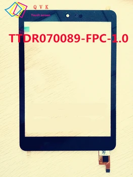 Juoda P/N TTDR070089-FPC-1.0 tablet pc capacitive jutiklinis ekranas stiklas, skaitmeninis keitiklis skydelis Nemokamas pristatymas