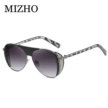 MIZHO 2020 Naujas Mados Cat Eye Akiniai nuo saulės Moterims Prekės ženklo Dizaineris Derliaus Spalva Aklas Gradientas Moteriški Saulės Akiniai Aišku, Ovalo formos