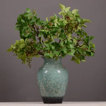 Amerikos sodo modeliavimas žaliųjų augalų modeliavimo lapų didmeninė namų dekoravimo, modeliavimo dirbtinių gėlių, uogų hangingfruit