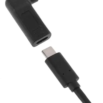 USB C Tipo Moterų iki 4.5x3.0mm Kištukas Dc Maitinimo Adapteris Keitiklis Dell XPS12 13 9360 9350 Nešiojamas Įkrovimo Kabelis
