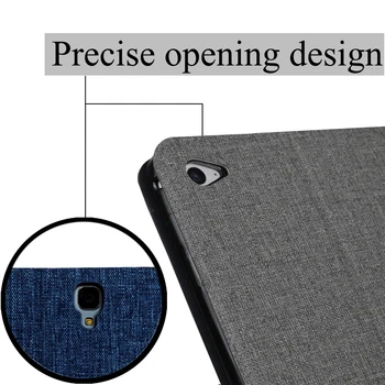 Tabletę flip case for Samsung Galaxy Tab 8.0 2017 apsaugos Stovėti Padengti Silikono soft shell maišelį fundas rubisafe kortelę T380/T385