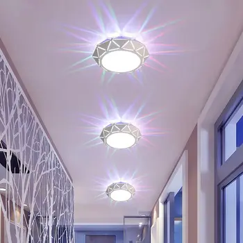Spalvotų Viešbutis Eilėje Lubų Lempa Namo Koridoriaus Šviesos Šiltai Balta Miegamojo LED Apšvietimas