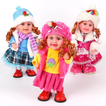 Elektros Twister Šokių, Dainavimo, Muzikos Lėlės Amerikos Mergina Lėlės Kūno Bonecas Minkšti Žaislai Vaikams Brinquedo Menina A106 1pc/daug