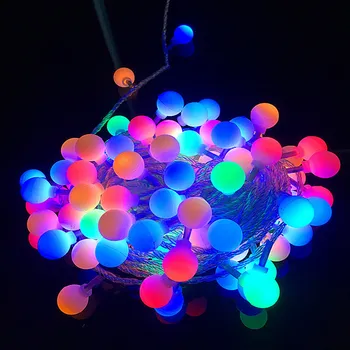 3M 6M Pasakų Girlianda LED Kamuolys String Žibintai Vandeniui Kalėdų Eglutė Vestuvių Namų Patalpų Apdailos Baterija Garliava