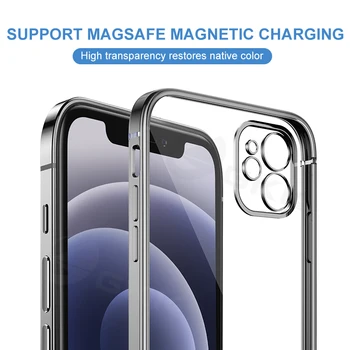 GKK Prabanga Apkalos Soft Case For IPhone X Xs 11 12 Pro Max Anti-knock Tiesiai Kraštas Telefono Dangtelį 