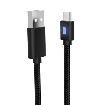 3 Metrai-USB Tipas-C Belaidžio ryšio Valdiklis Įkrovimo Kabelis PS5/Jungiklis Pro USB Tipo C Žaidimų Manipuliatorių Laido