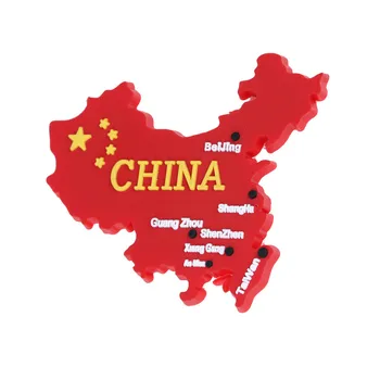 Kinijos Vėliava Žemėlapis Šaldytuvas Magnetinis Lipdukas Kinų Stiliaus Šaldytuvas Magnetai, Suvenyras, Dovanos