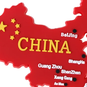 Kinijos Vėliava Žemėlapis Šaldytuvas Magnetinis Lipdukas Kinų Stiliaus Šaldytuvas Magnetai, Suvenyras, Dovanos