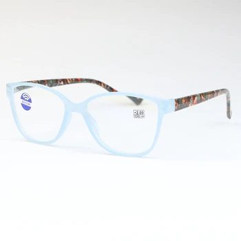 DRDAR Moterų Skaitymo akiniai 17245 Mados mielas Pink/blue Anti-mėlyna šviesa Išgaubto objektyvo Žaisti mobilųjį telefoną akinius
