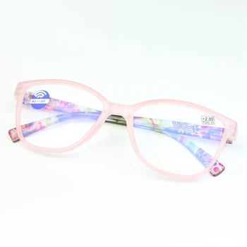 DRDAR Moterų Skaitymo akiniai 17245 Mados mielas Pink/blue Anti-mėlyna šviesa Išgaubto objektyvo Žaisti mobilųjį telefoną akinius