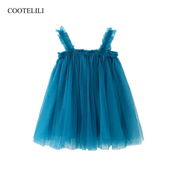 COOTELILI Beach Girl Dress-Line Baby Girl 3-8 Metų Gimtadienį Komplektus, Vaikų Mergaičių Pirmosios Komunijos Suknelės Mergina Vaikų Šalis