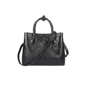 Yuanhui naujas krokodilo odos Moteriška maišelį moterų rankinės Vieną petį krepšys moterų krokodilo odos rankinukas