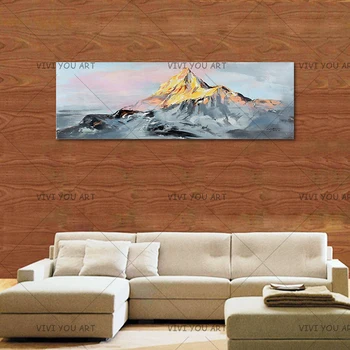 Originalus Rankų darbo Anotacija kalnų Naftos Tapyba ant Drobės Šiuolaikinės handpainted Meno Sienos Meno kambaryje namų Dekoro