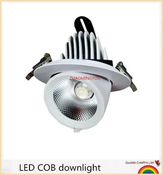 Pritemdomi LED downlight 10W 20W 30W 40W 50W 60W reguliuojamas 360 led lemputė šiltai baltos spalvos natūrali balta šalta balta Kamieno downlight
