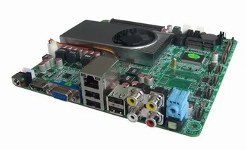 HCIPC M424-5 ITX-HCM10KV1,C1037 Mini ITX Motininę,2COM,1Mini PCIE,4SATA,JPIO,1DDR3,VGA+HDMI+LVDS,12V DC,AV uosto.
