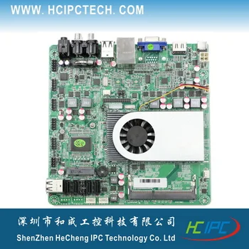 HCIPC M424-5 ITX-HCM10KV1,C1037 Mini ITX Motininę,2COM,1Mini PCIE,4SATA,JPIO,1DDR3,VGA+HDMI+LVDS,12V DC,AV uosto.