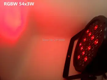 54x3 W led par DJ par LED rgbw lavado luz del disco DMX envio libre