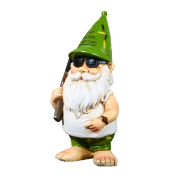 Juokinga Dervos Sodo Gnome Statula Mielas Kalėdų Figūrėlės Neklaužada Gnome Amatų Vyras Veja Kieme Dekoro Animacinių Filmų Statula