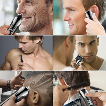 Profesionalios Plaukų Žirklės vyrų Plaukų clipper Elektros Barzda Ausų, Nosies Plaukų, Ūsų Plaukai pjovimo Staklės, bevielis corded
