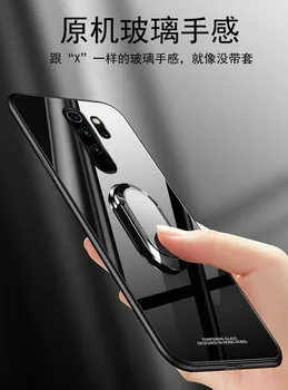 Stovėti Žiedas Magnetas Padengti Huawei Honor V10 10 Žaisti 7A Pro 8 9 10 lite V20 20 PRO Atveju Sunku Grūdinto Stiklo Apsaugos Atgal Atveju