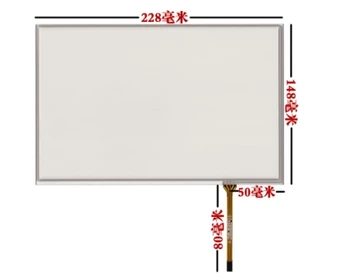 228*148 naują 10,1 colių keturių vielos varža ekranas IPS LCD touch panel b101evn07.0 n101icg-l21 ranka ekranas