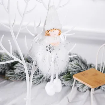 #30 Kalėdų Angelas Pliušinis Lėlės Pakabukas Kalėdų Medžio Kabo Apdaila, Šaliai, Papuošalai Kalėdų Dekoracijas Namų Navidad