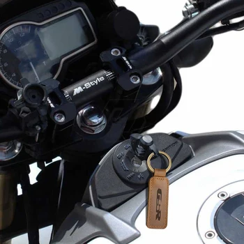 Motociklo karvės odos Keychain Raktų Žiedas Atveju, Suzuki GSR GSR125 GSR250 GSR400 GSR600 GSR750 Modeliai