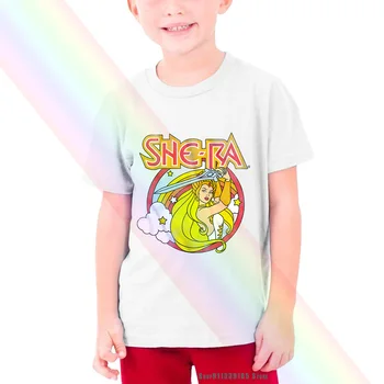 Meistrų Visata Ji Ra Vaivorykštė Kardas Mens Vaikų Kid T-shirt Princesė Adora Eternia