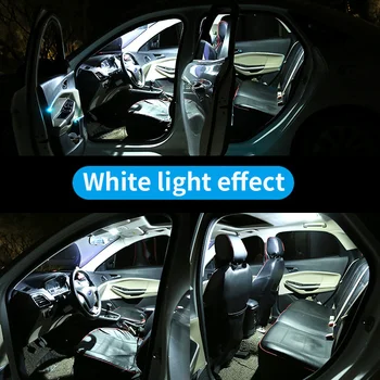 9x Balta Auto Automobilis LED Lemputės Interjero Rinkinys 2013-2019 Subaru BRZ 12V Led Žemėlapis Dome Licencijos numerio ženklo Žibintas Automobilio Stiliaus