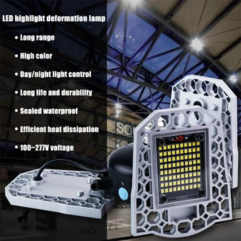 Naujas LED deformacijos pakeliamos lempos karšto pardavimo garažas šviesos lempos kasybos lempos, lubų lempa seminaras išlydžio lempos vandens 60W 80W100W