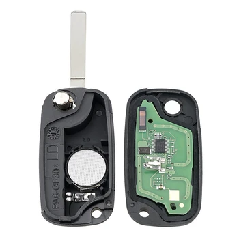 Automobilio Smart Remote Key 2 Mygtuką 43hz PFC7961A Mikroschemą Renault Clio III Clio 3 Kangoo Meistras Modus Twingo 2006-2016